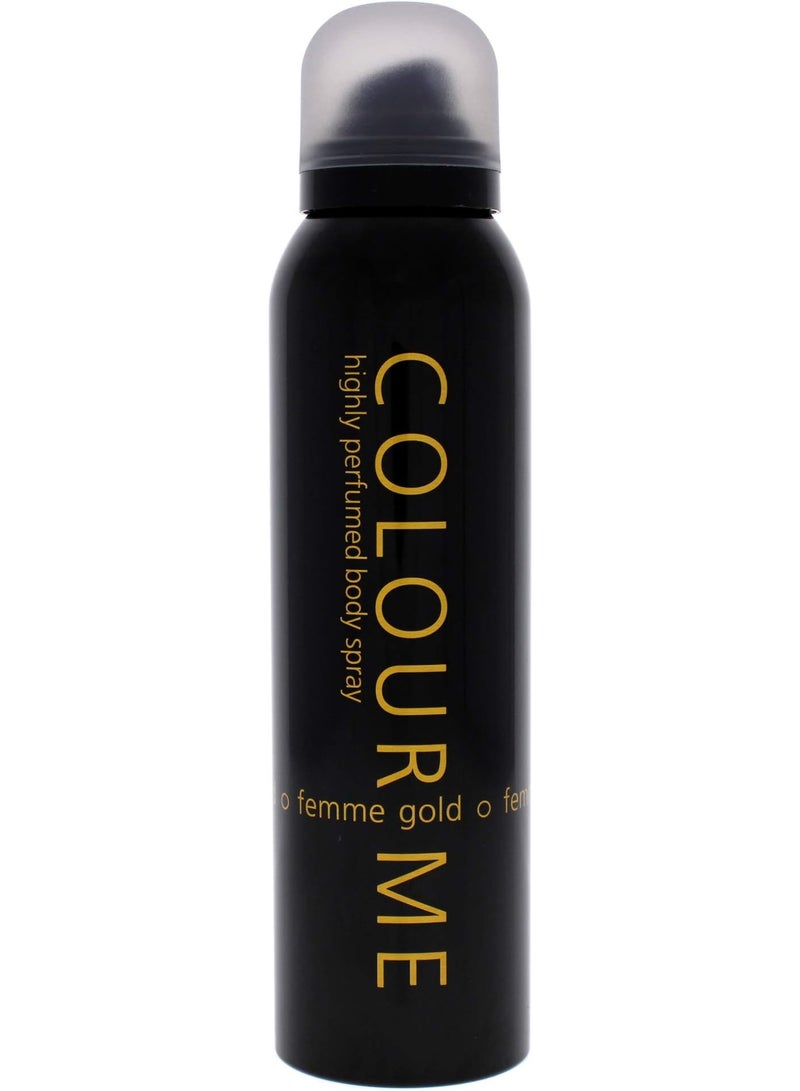 كولور مي عطر بخاخ للجسم فيم جولد للنساء 150 مل - Image 1